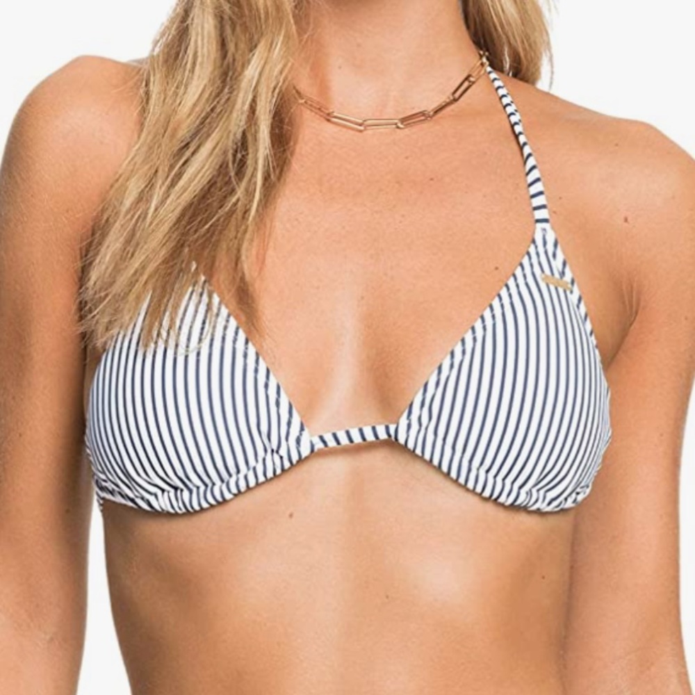 Roxy Printed Beach Classics Tiki Triangle Bikini Top Various Sizes